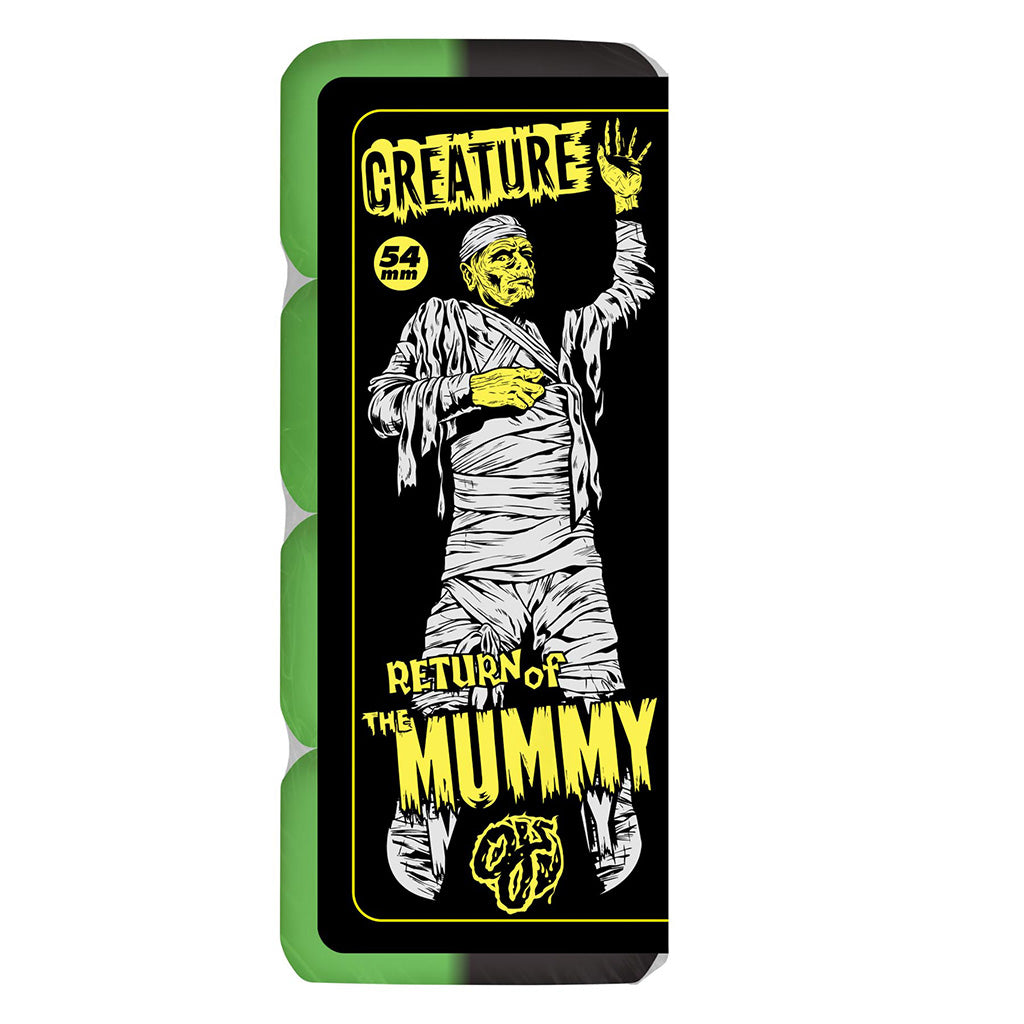 OJ Wheels 54mm Creature Mummy Keyframe 78a - Green/Black