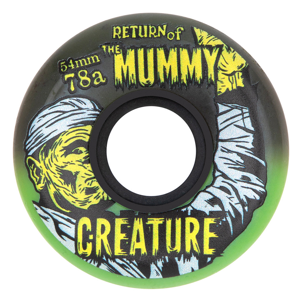 OJ Wheels 54mm Creature Mummy Keyframe 78a - Green/Black