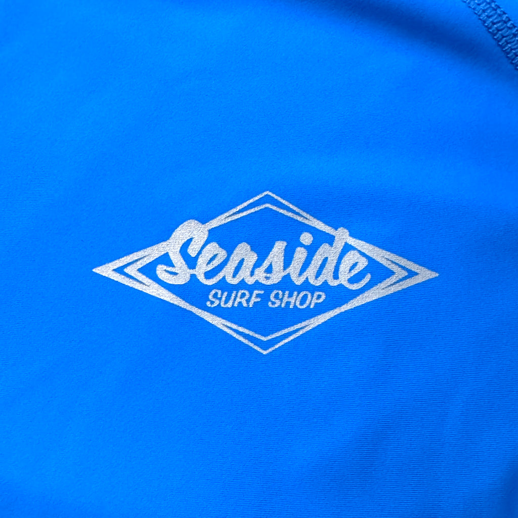 Seaside Surf Premium Stretch L/S UV Rashguard - Royal Blue
