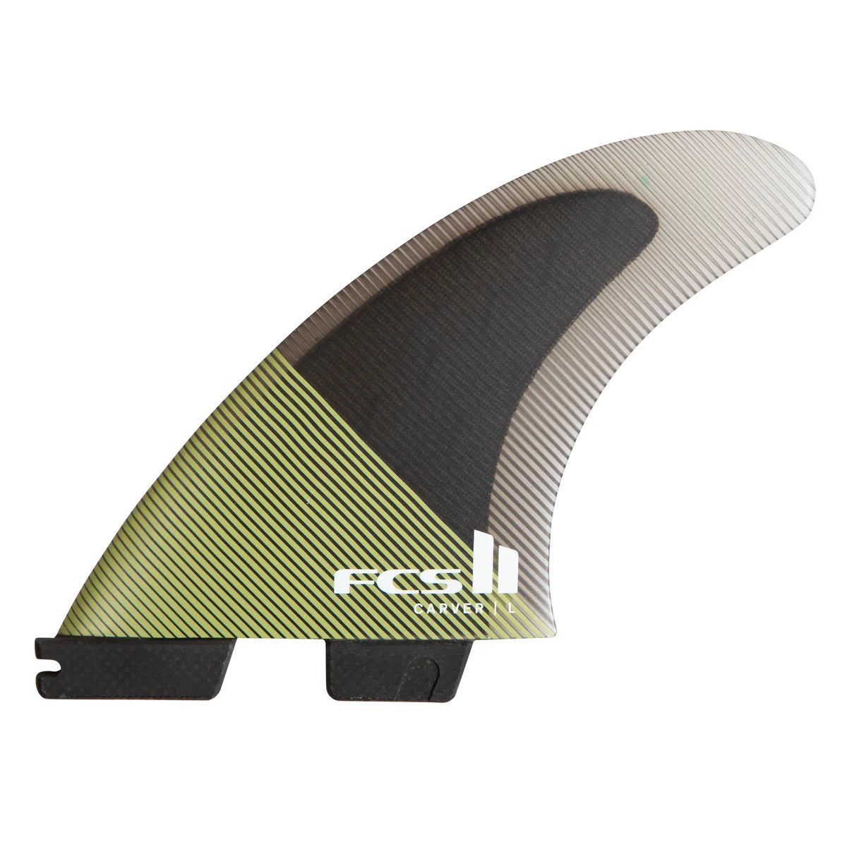 FCS II Carver PC Carbon Medium Thruster Set Fins - Eucalyptus