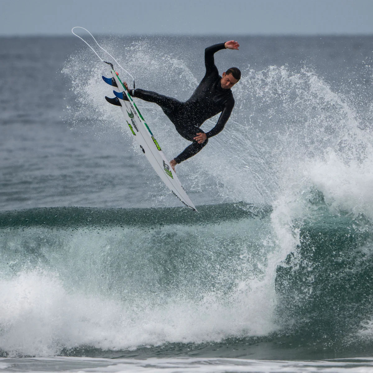 FCS II Matt Biolos Tri Fin Set - Medium - Red