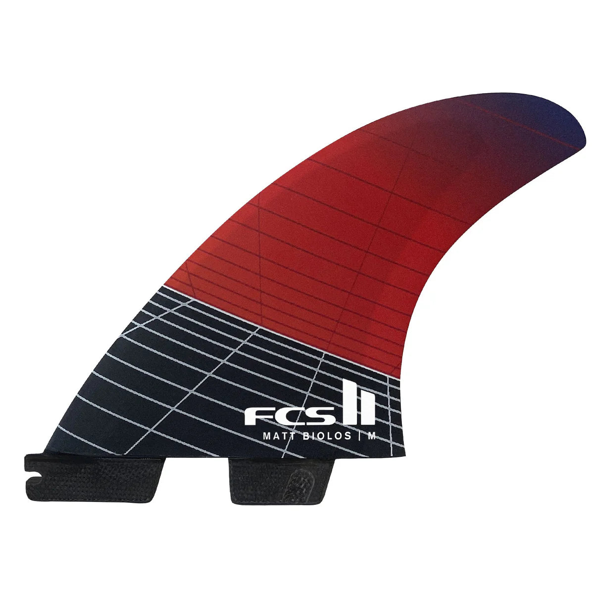 FCS II Matt Biolos Tri Fin Set - Medium - Red