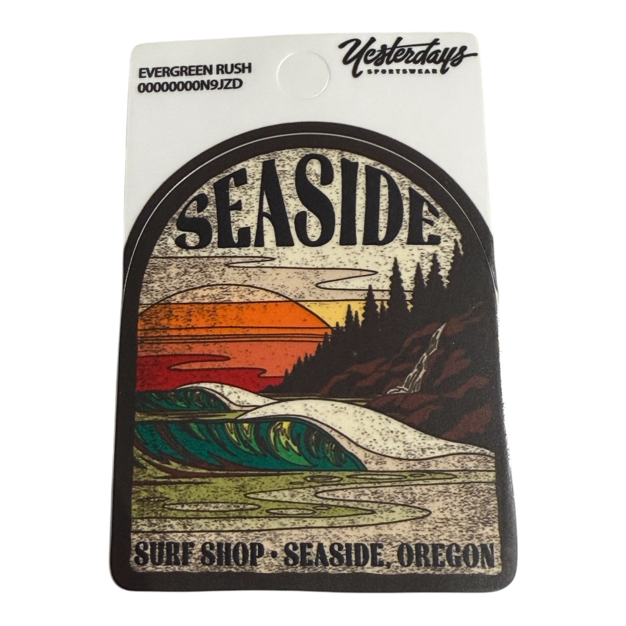 Seaside Surf Shop - North End Sticker - 3"x2.5"