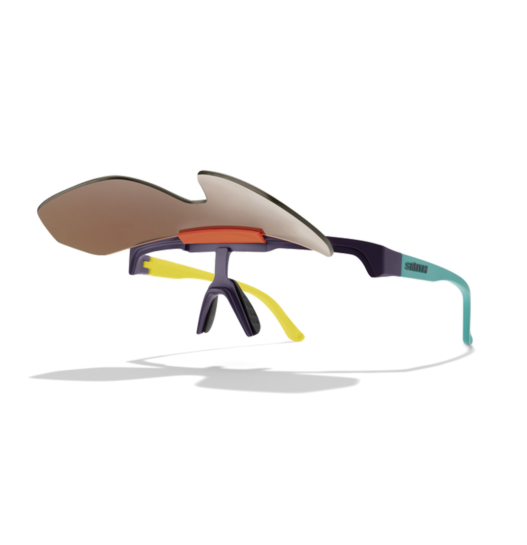 Smith Optics XC | Matte Purple / Cinder / Hi Viz / Opal + ChromaPop Opal Mirror Lens