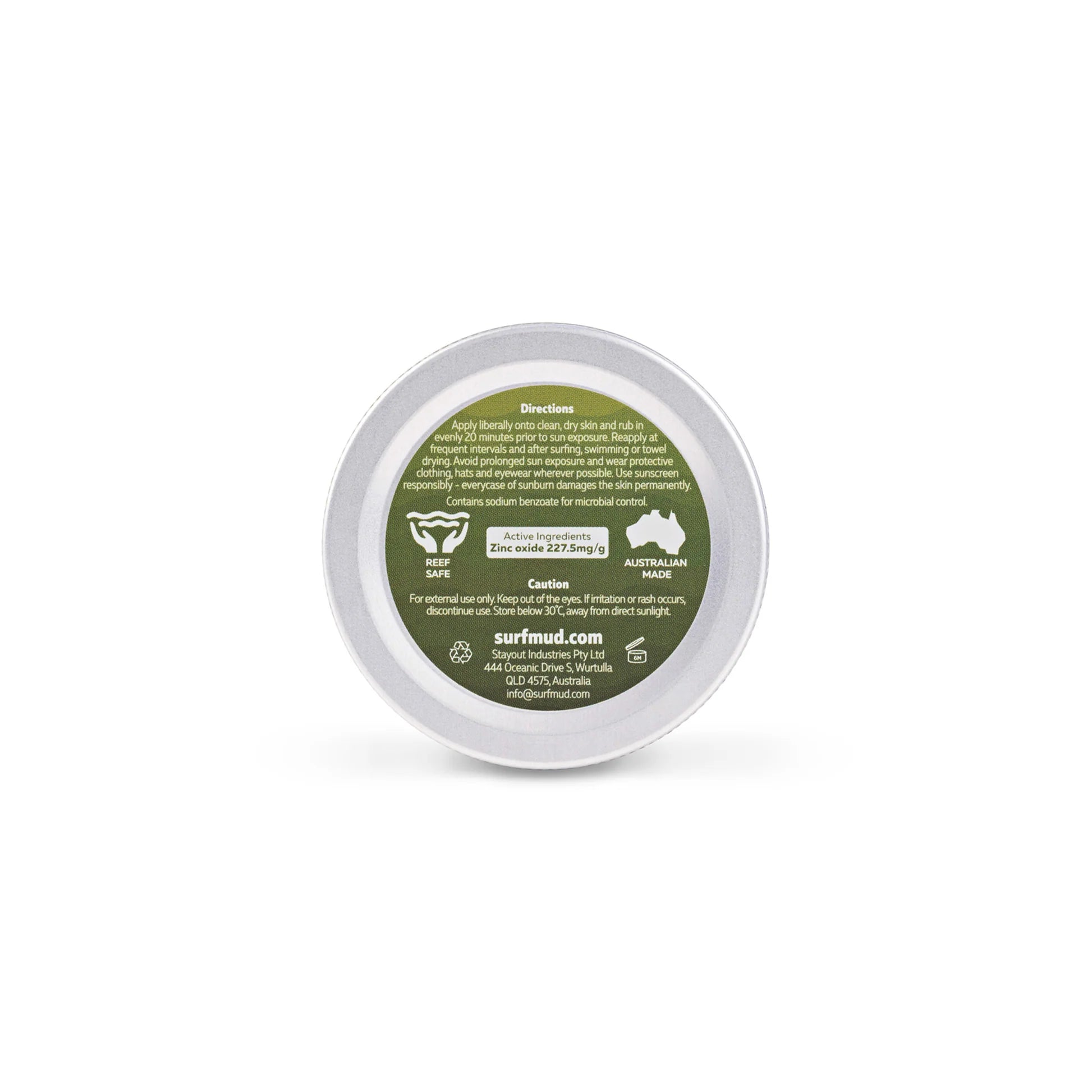 Surfmud Australia - Mineral Sunscreen SPF50 Sunscreen Tin - 100g