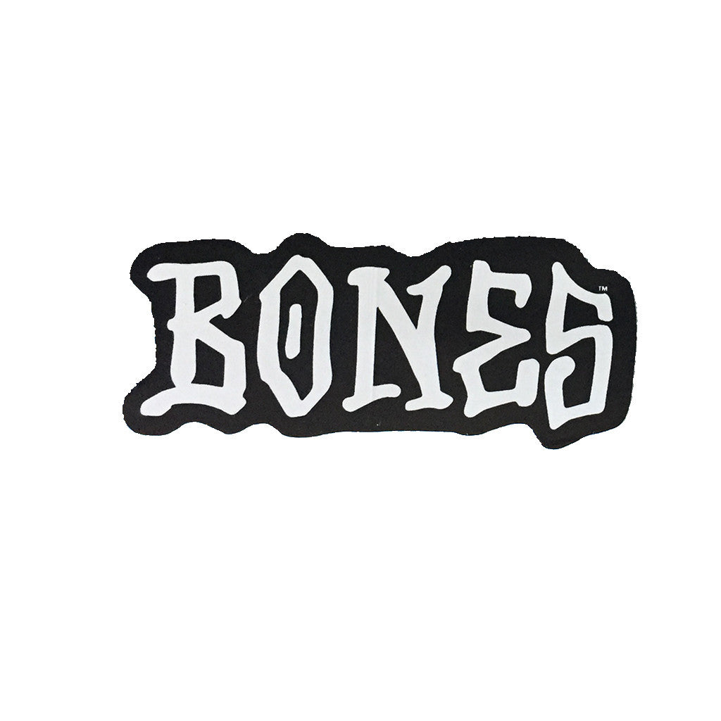 Bones Skateboard Wheels Sticker - White