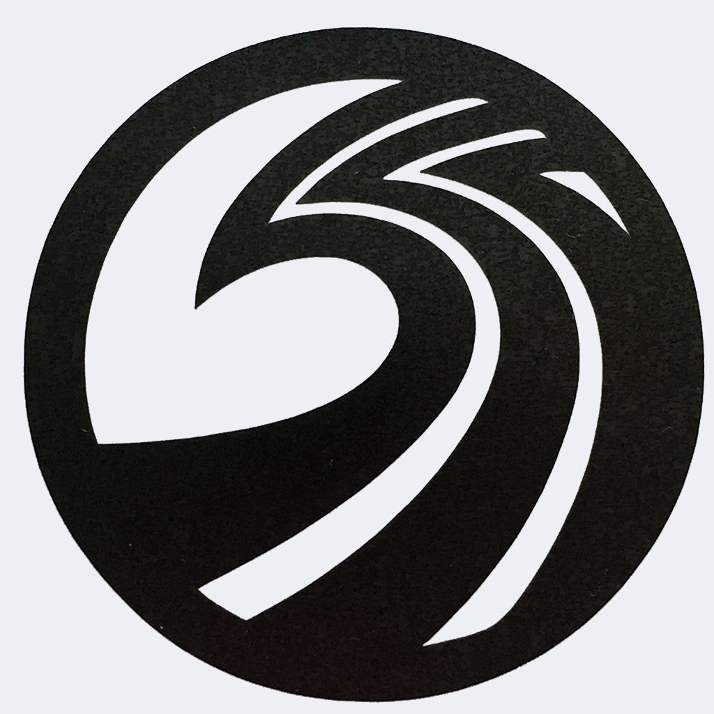 SSS - OG Wave Transfer Sticker - 4" Black