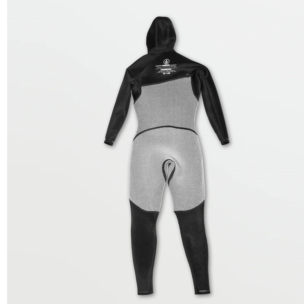 Volcom Modulator 4/3mm Hooded Chest Zip Wetsuit - Black FA23