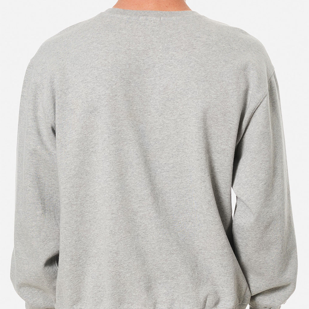 Katin Embroidered Crew  Fleece - Heather Gray