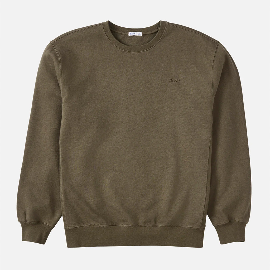 Katin Embroidered Crew  Fleece - Shadow