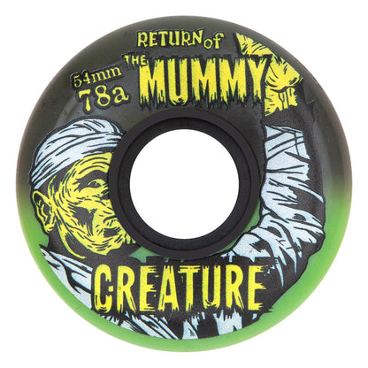 OJ Wheels 54mm Creature Mummy Keyframe 78a - Green/Black