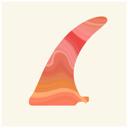 Midfin Co  -  Mahloe Classic 7.0&quot; Fin - Multi Cosmic