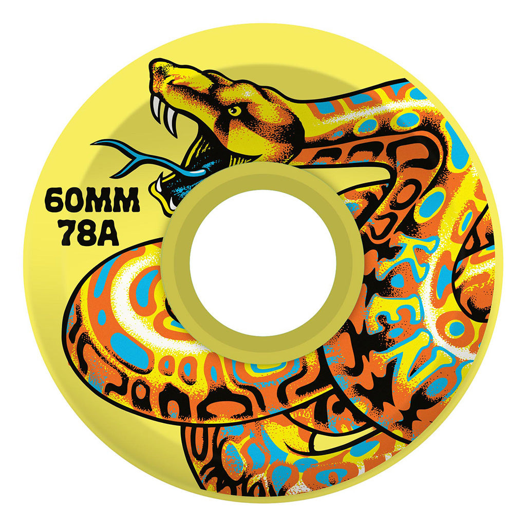 Speed Wheels Slimeballs Jeff Kendall Snake OG  60mm/78a - Yelllow