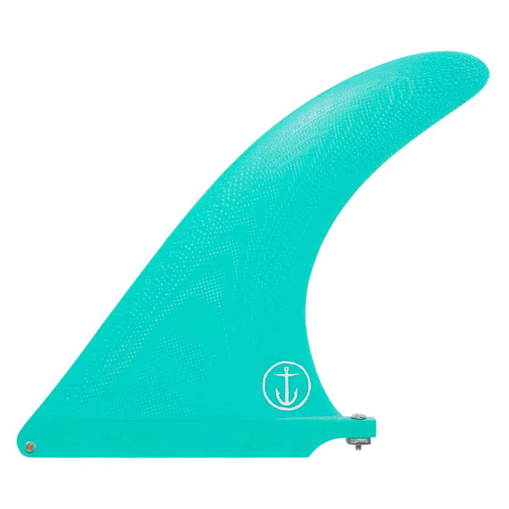 Captain Fin  -  Raked 10.0&quot; Longboard Fin - Teal