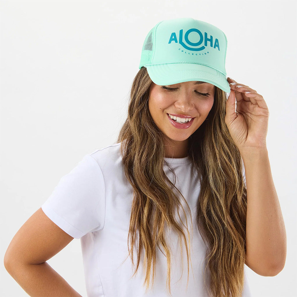 Aloha Collection ALOHA Trucker - Seafoam