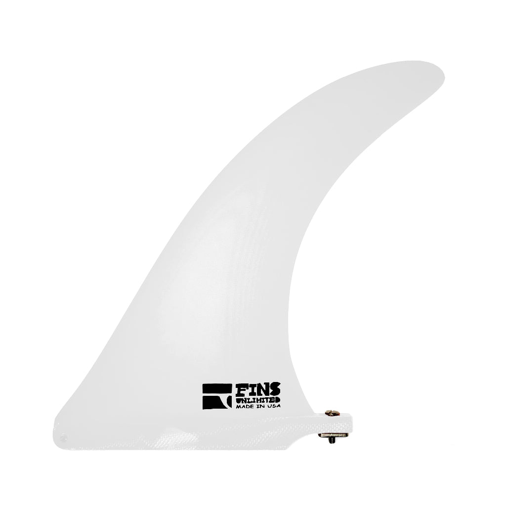 Fins Unlimited  Alpha Flex Performance Fin - White 8.0&quot;