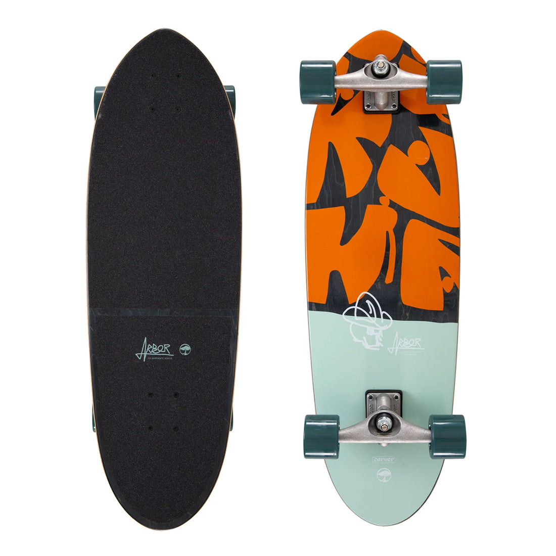 Arbor x Carver Complete CX Surfskate Scrambler - Multi 9.875&quot;