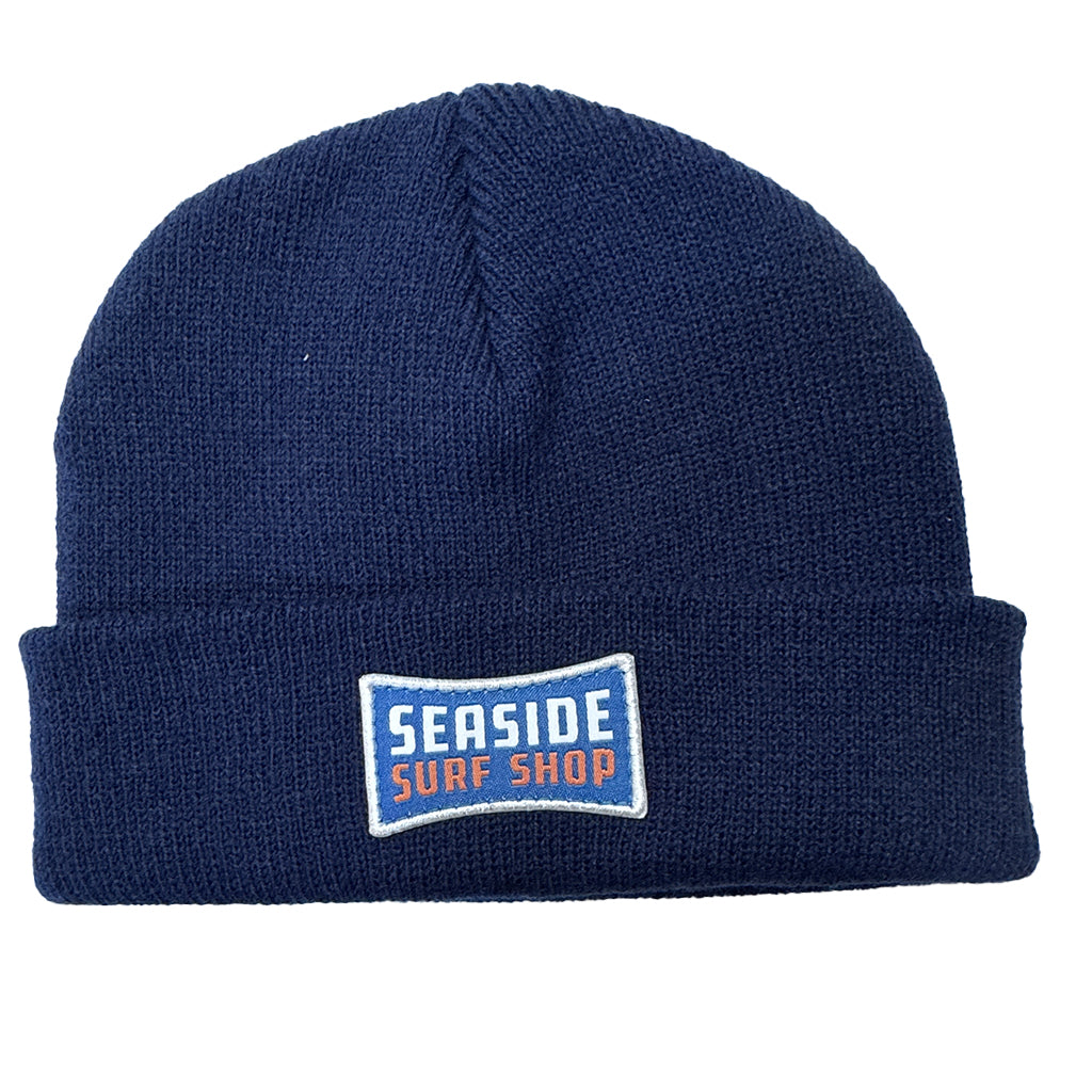 Seaside Surf Shop Kids Dawn Patrol Beanie - Navy