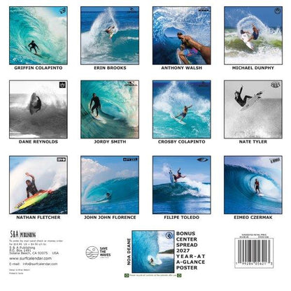 Pro Surf  2026_Calendar Back Page