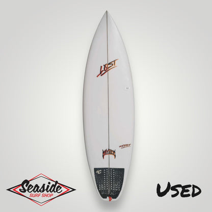 White surfboard with &
