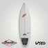 White surfboard with &