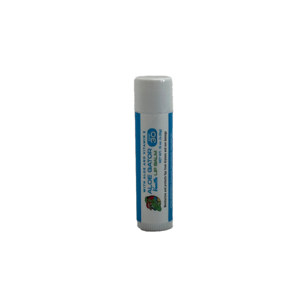 Aloe Gator Sunscreen Lip Balm SPF 30 Lotion - Tropical/Vanilla