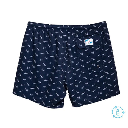 Bermies 6 Inch Short w/ Liner: Sharks