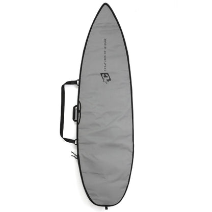 Creatures of Leisure Icon Lite Shortboard Surfboard Bag - Silver/Black