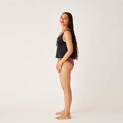 Carve Designs Womens St. Barth Reversible Bottom-Penny/Black
