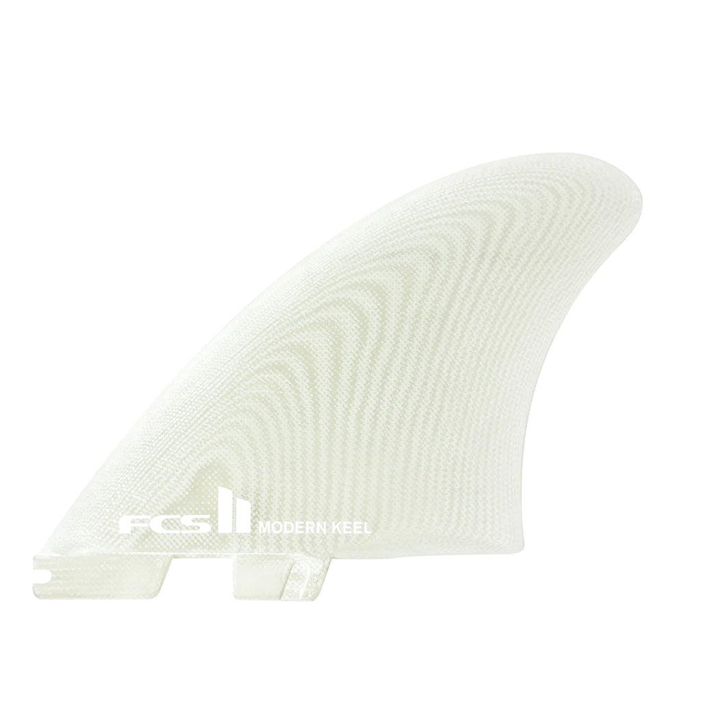 FCS II Modern Keel PG Twin Fins - Clear