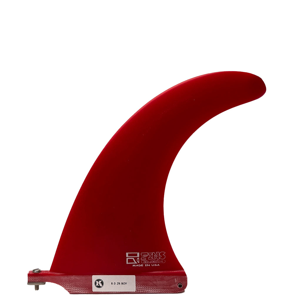 Fins Unlimited  Kanoa Dahlin Jr Boy Fin - Red 8.0&quot;