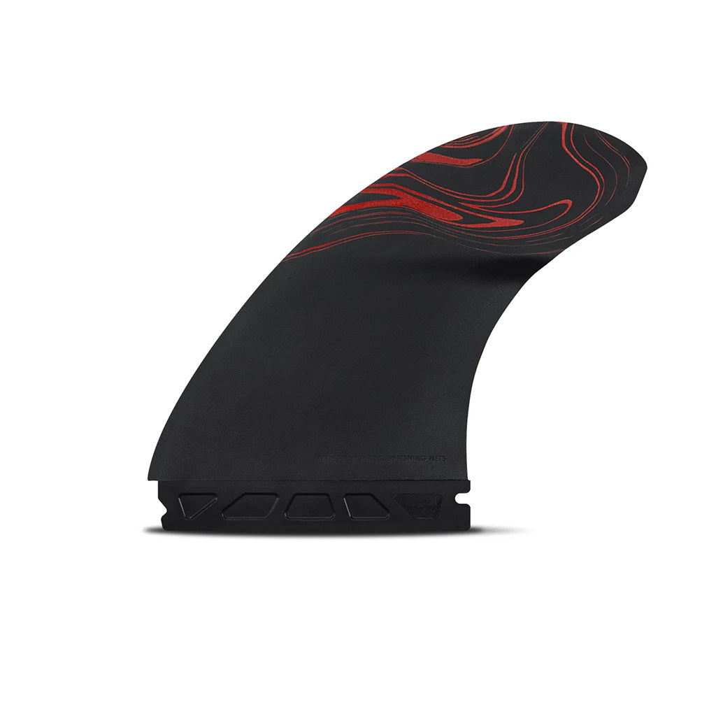 Futures Fins Alpha Reverse Twin + 1 - Carbon/Red