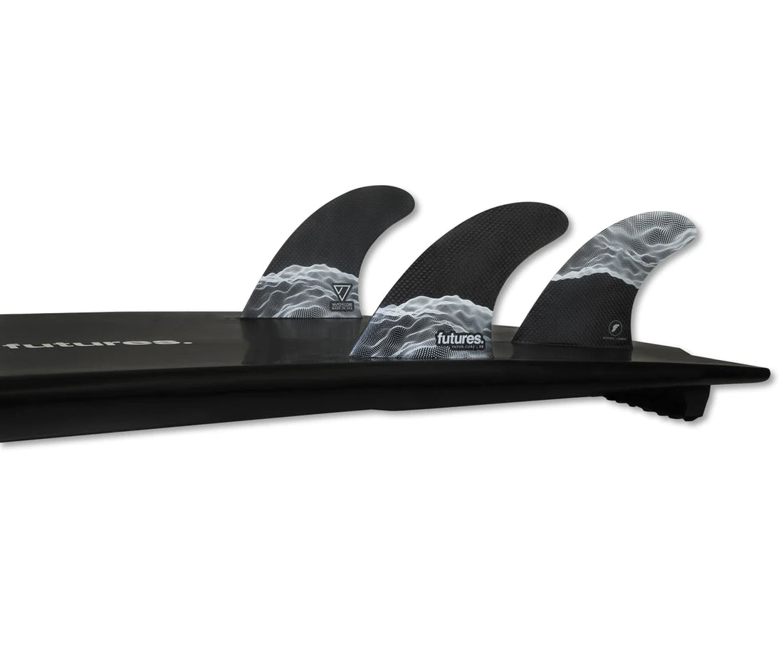 Futures Fins - F4 Vapor Core Thruster - Carbon White/Small