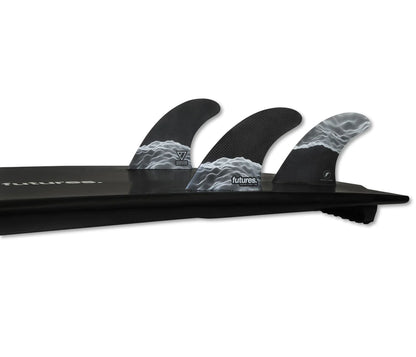 Futures Fins - F4 Vapor Core Thruster - Carbon White/Small