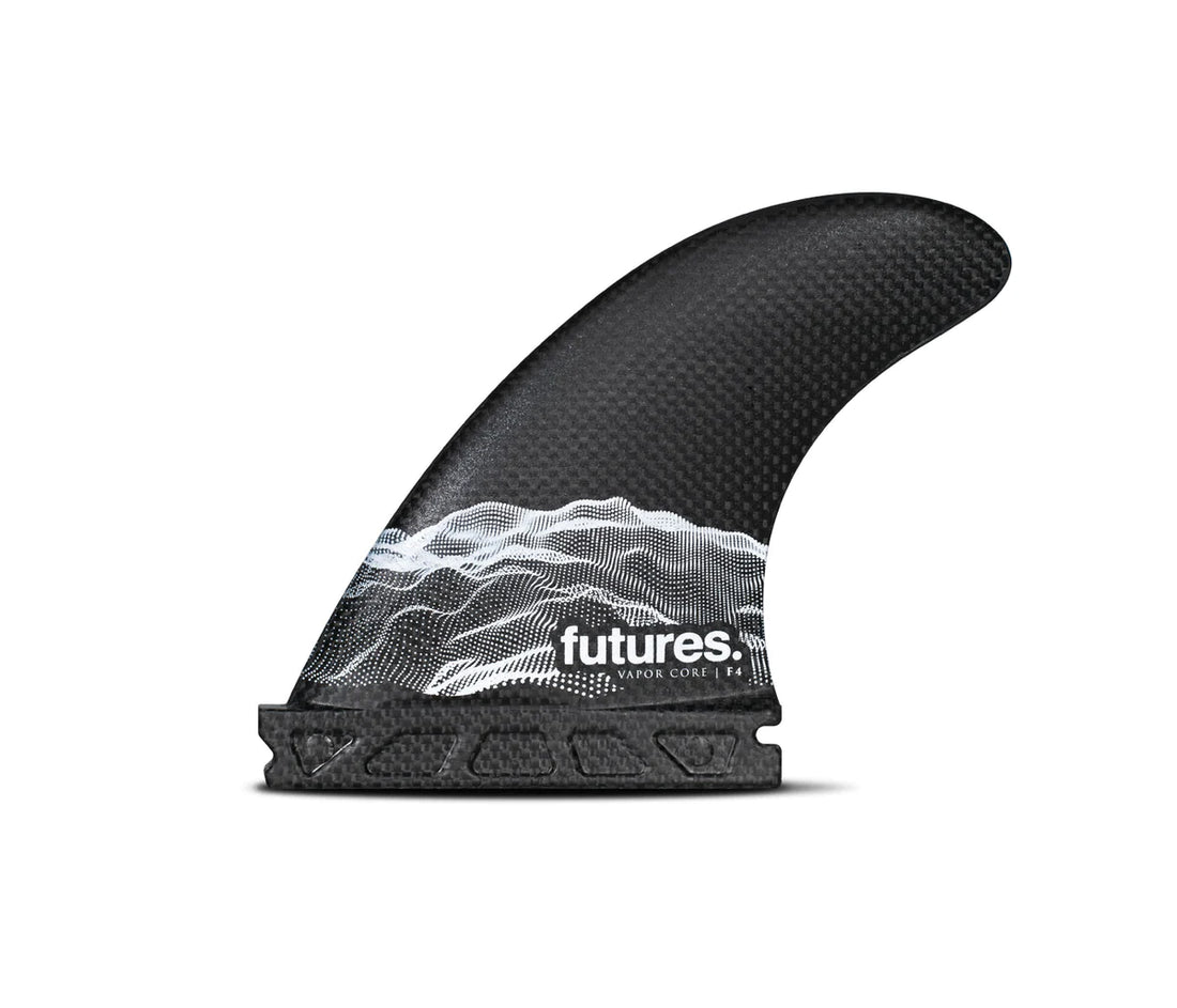 Futures Fins - F4 Vapor Core Thruster - Carbon White/Small