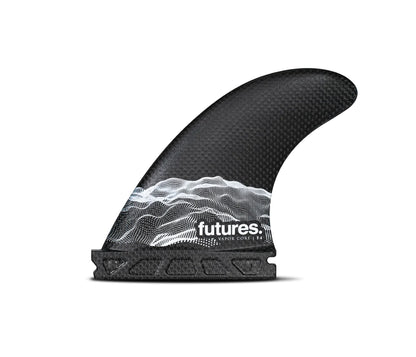 Futures Fins - F4 Vapor Core Thruster - Carbon White/Small