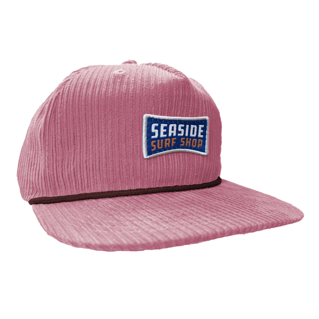 Seaside Surf Shop Dawn Patrol Wide Cord Hat - Garnet /Burgundy