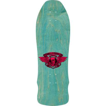 Powell Peralta Rodriguez Geegah Skull and Sword Deck - Lt Blue/Pink