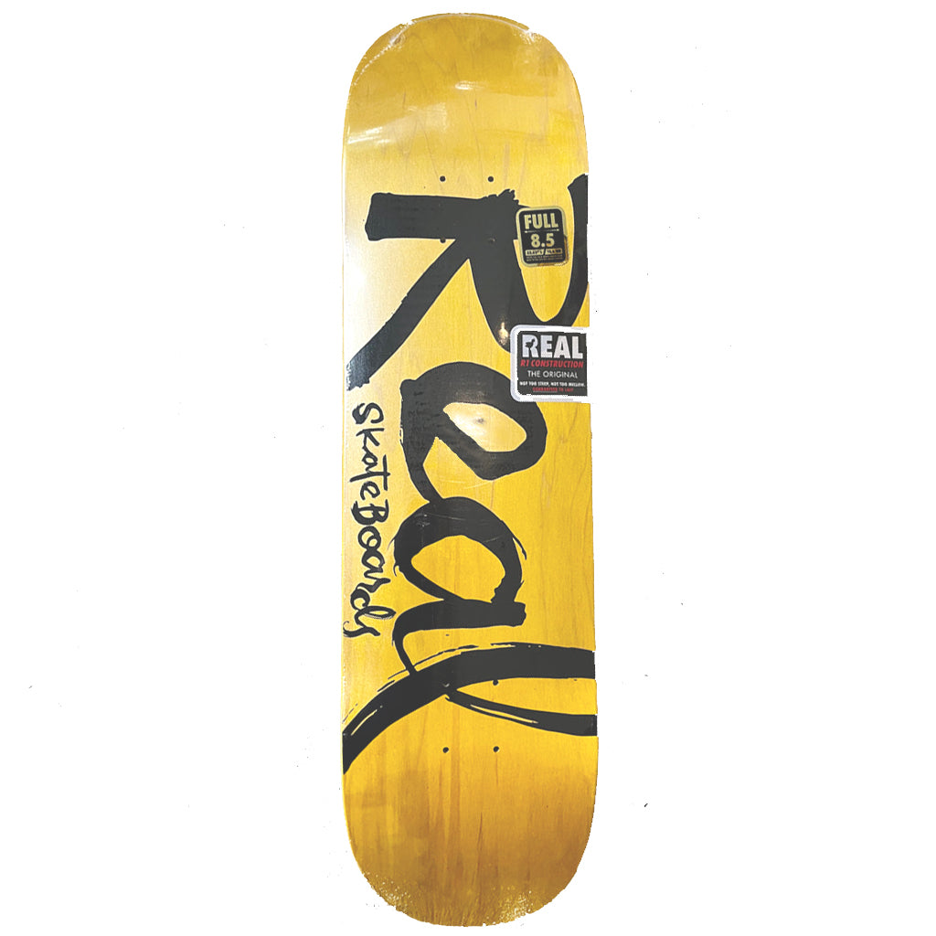Real Skateboards Team Script Deck - 8.5&quot;