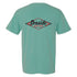 Seaside Surf Garment Dyed Vintage Logo S/S Tee - Aqua