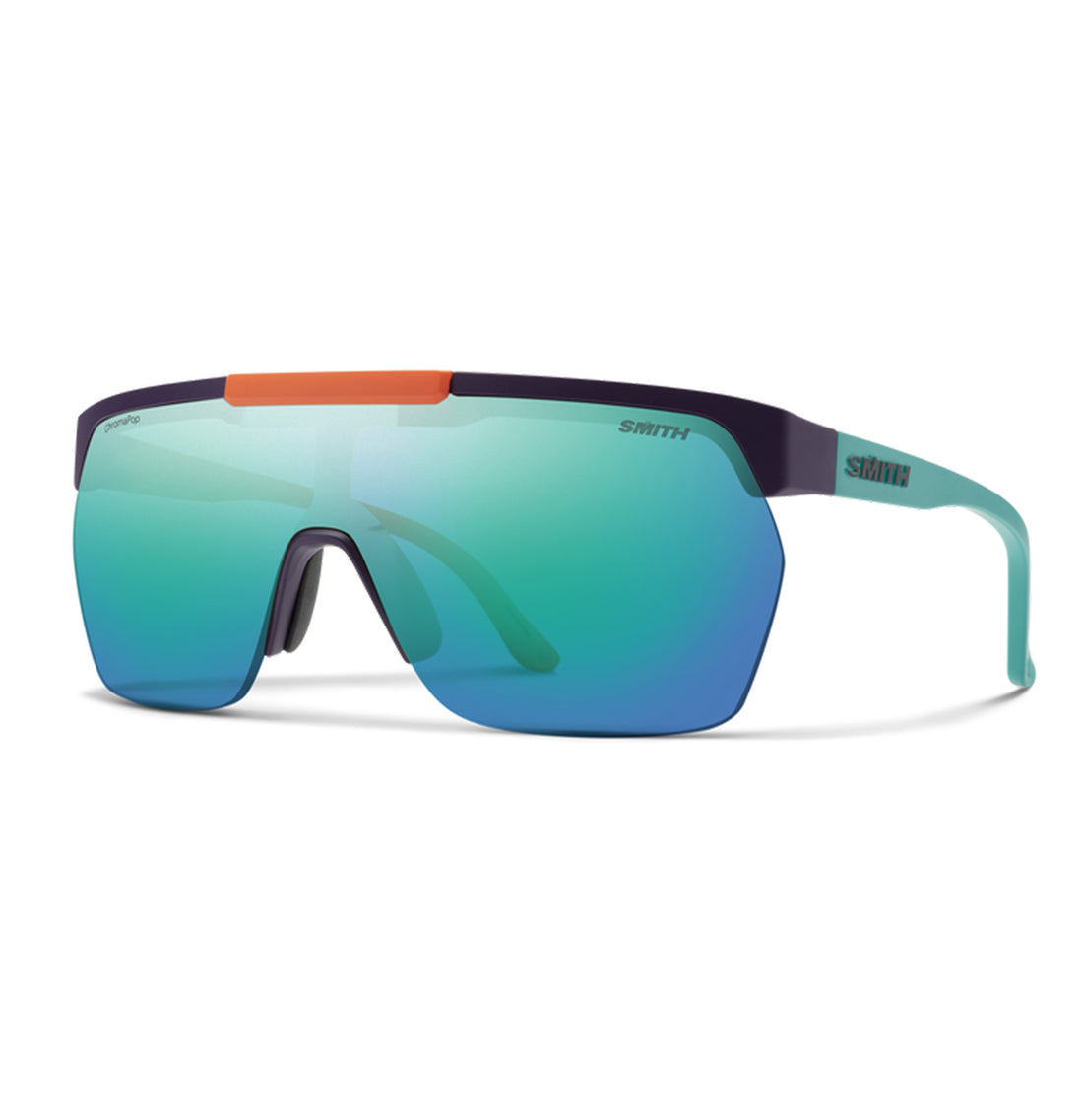 Smith Optics XC | Matte Purple / Cinder / Hi Viz / Opal + ChromaPop Opal Mirror Lens