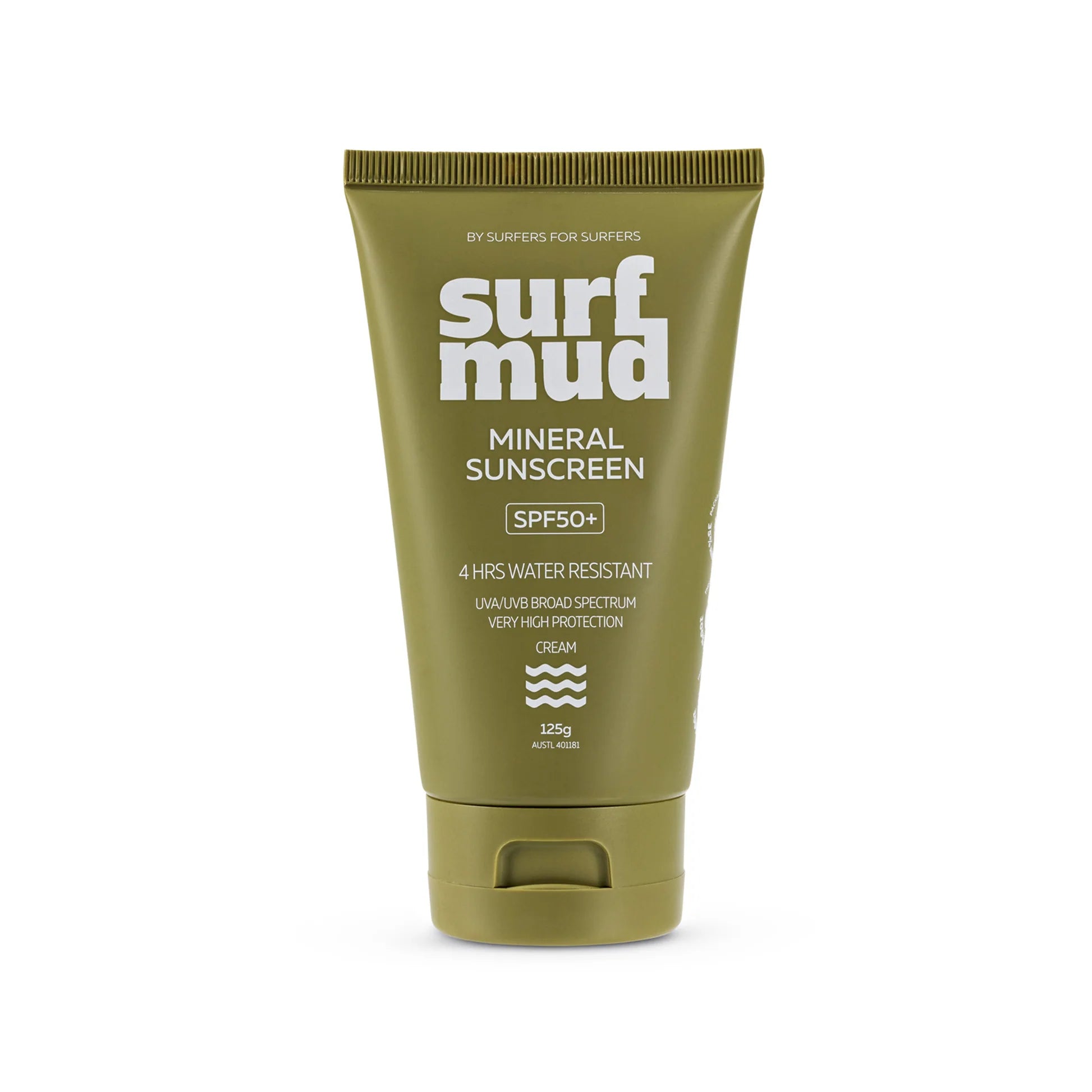 Surfmud Australia - Mineral Sunscreen SPF50 Sunscreen - 125g