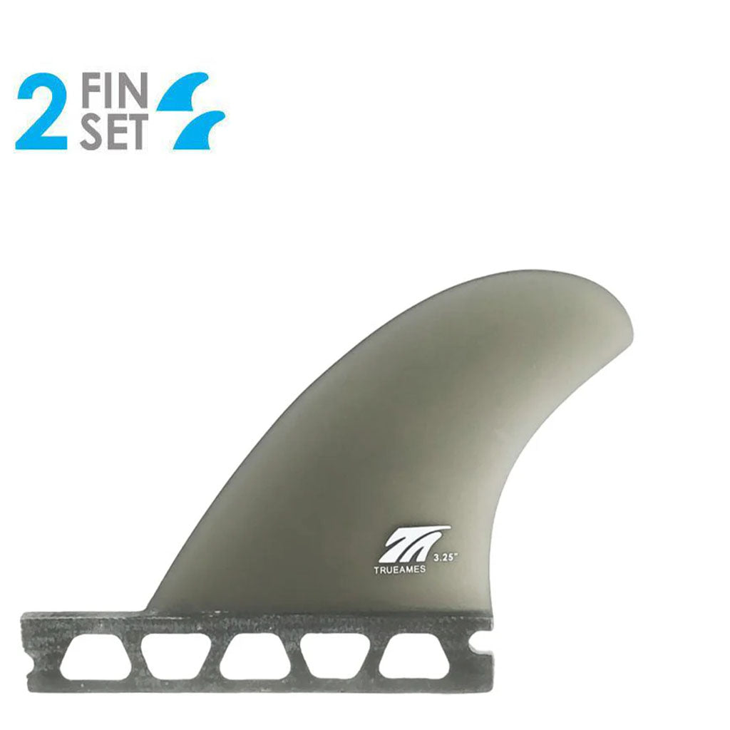 True Ames 3.25&quot; Futures Sidebites - Smoke/Fiberglass