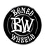Bones Wheels Branded 6" Sticker - Metallic Black