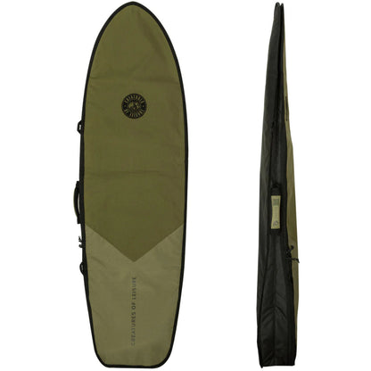 Creatures of Leisure Hardware Fish Day Use Surfboard Bag - 22/Military Black