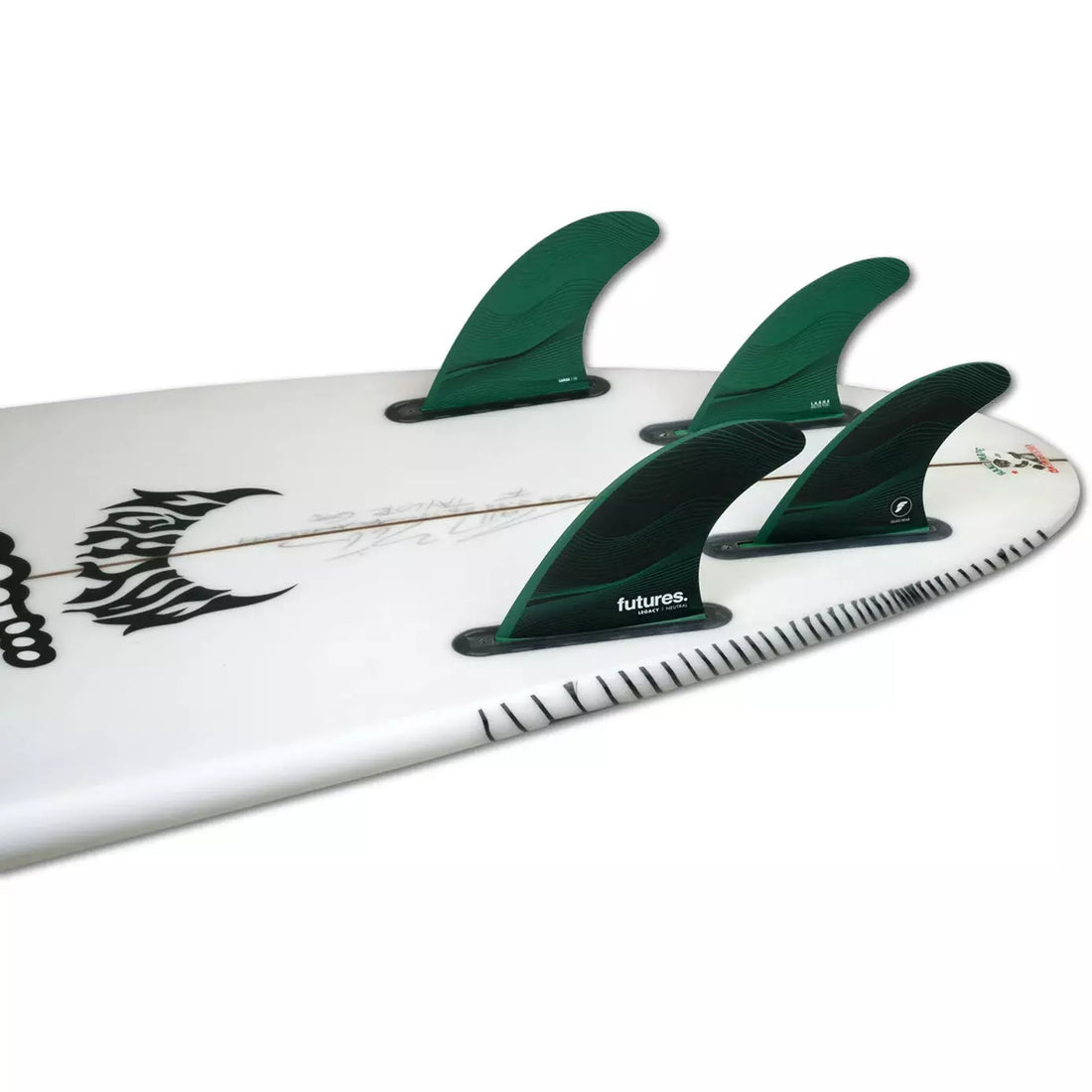 Futures Fins - F8 HC Large 5 Fin Set - Green