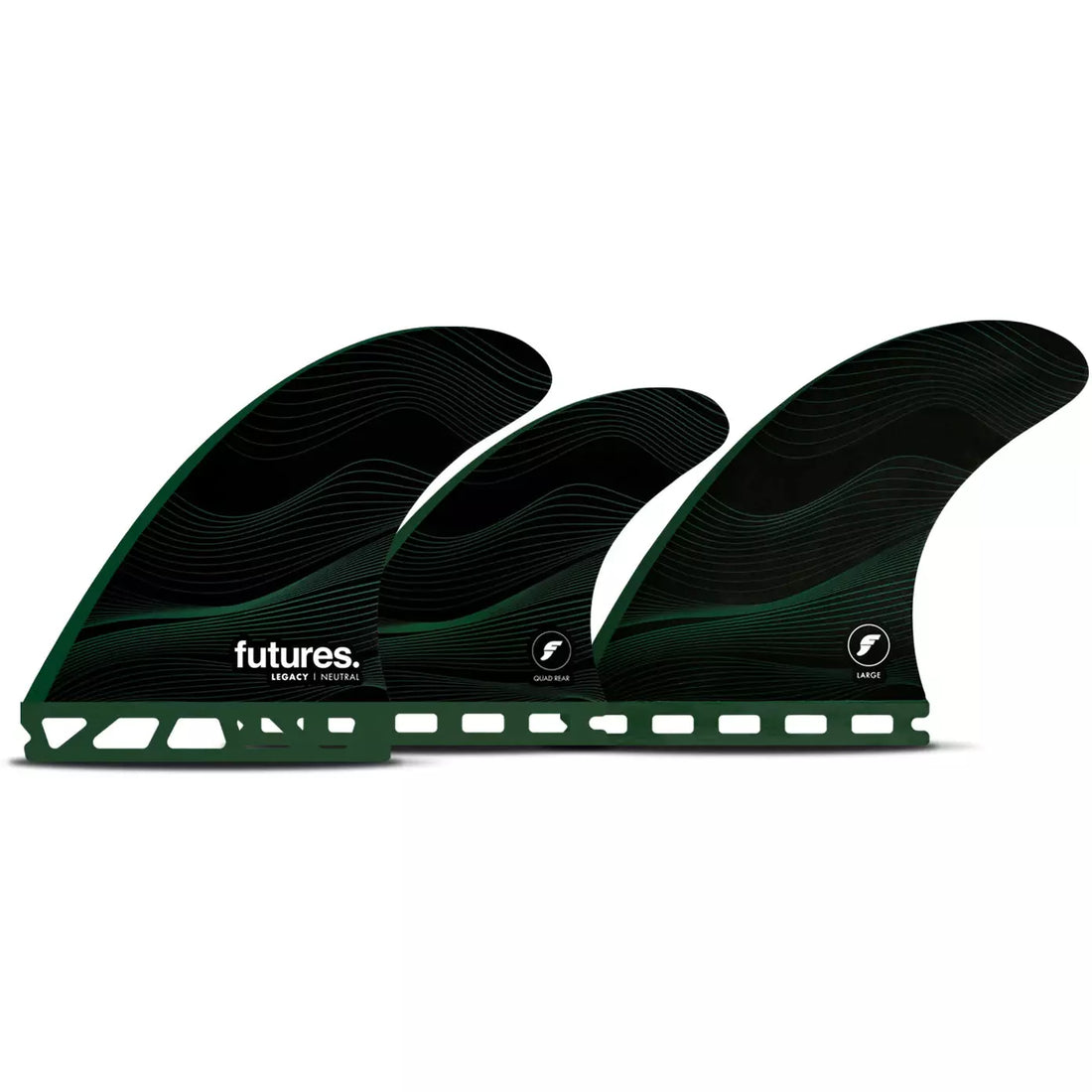 Futures Fins - F8 HC Large 5 Fin Set - Green