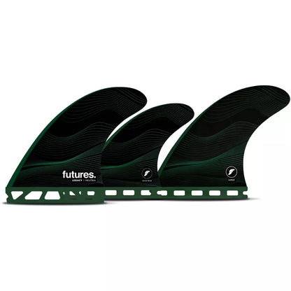 Futures Fins - F8 HC Large 5 Fin Set - Green