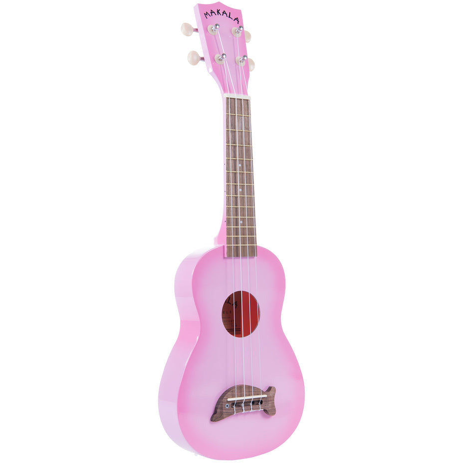 Kala Soprano Dolphin Ukulele - Pink Burst