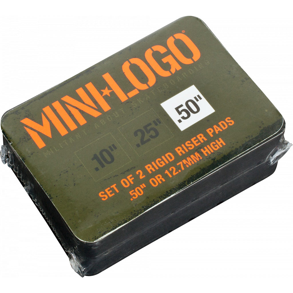 Mini Logo Riser Rubber Pad - .50&quot; 2 Piece